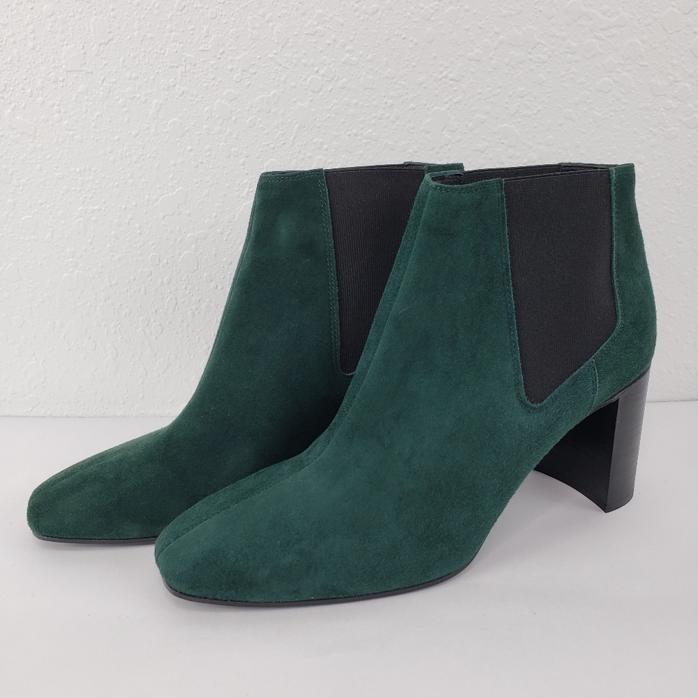Rag & Bone Aslen Forest Green Suede Ankle Boots 40
